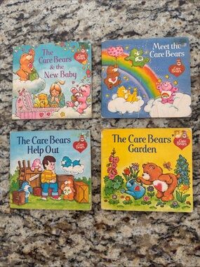 4 -1983 Vintage Care Bears Book Set -